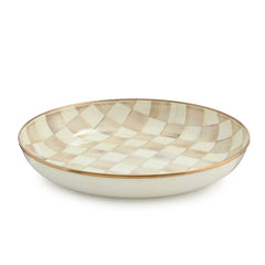 Mocha Check Abundant Bowl
