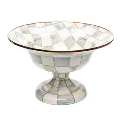 Sterling Check Large Compote