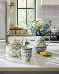 Sterling Check Whistling Tea Kettle