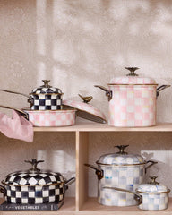 Rosy Check Enamel 5 Qt. Casserole