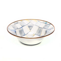 Sterling Check Enamel BREAKFAST BOWL