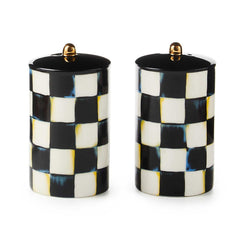 Courtly Check Farmhouse Salt & Pepper Set