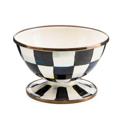 Courtly Check Enamel Ice Cream Dish