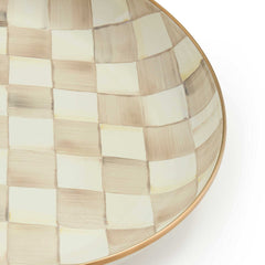 Mocha Check Abundant Bowl
