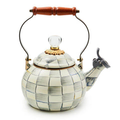 Sterling Check Whistling Tea Kettle