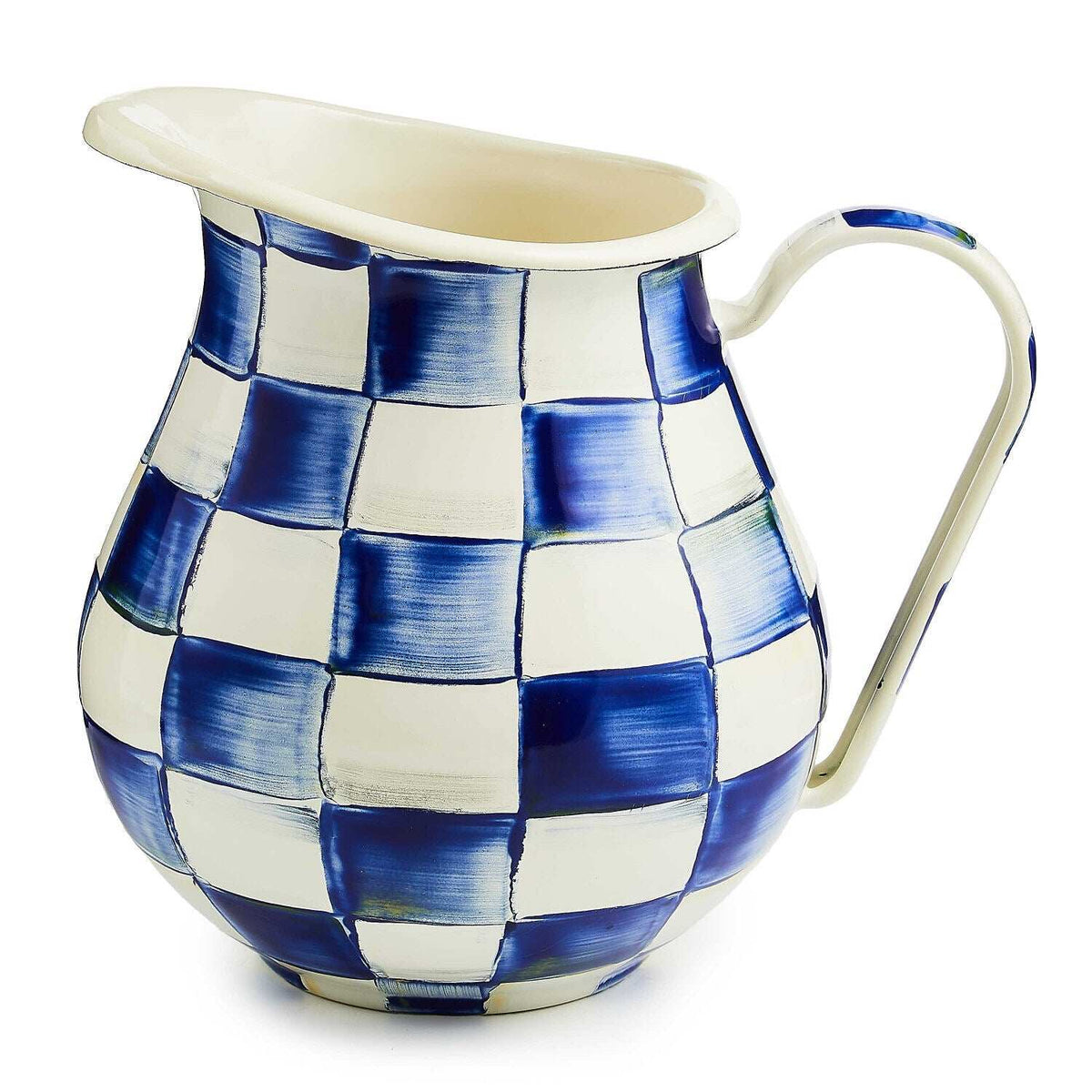 Royal Check Enamel Pitcher (2.84 liters)