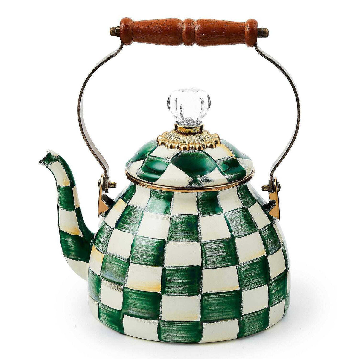 Emerald Check Tea Kettle 1.89L Tea Kettle