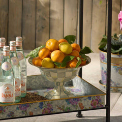 Sterling Check Large Compote