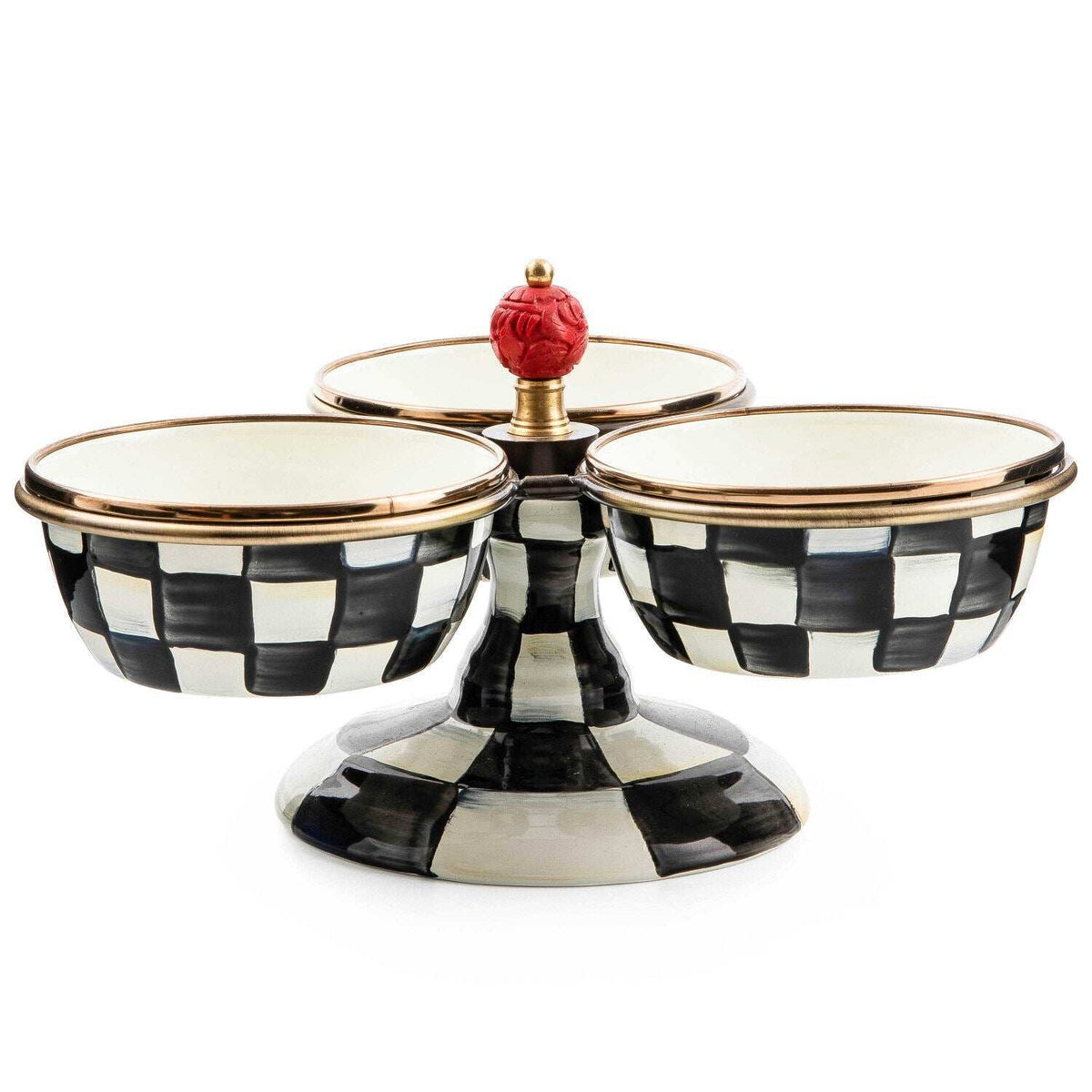 Courtly Check Enamel Triplicity