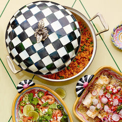 Courtly Check Enamel 5 Qt. Casserole