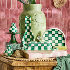 Emerald Check Butter Box