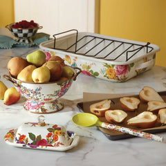 Flower Market Butter Box - White
