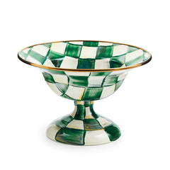Emerald Check Small Compote