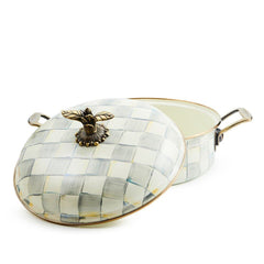 Sterling Check Enamel 5 Qt. Casserole
