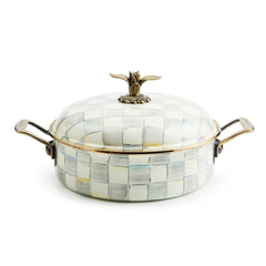 Sterling Check Enamel 5 Qt. Casserole
