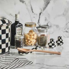 Courtly Check Enamel Salt & Pepper Shakers